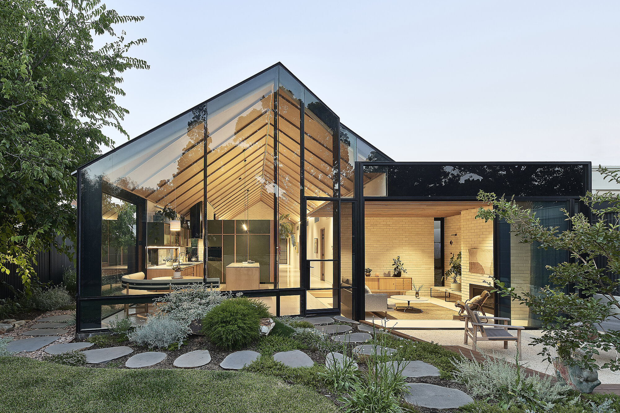 Interior photograph of Parkside Residence by Anthony Basheer